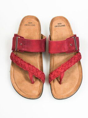 NIB Earth Origins Onida Sandals – Red – Size 11W